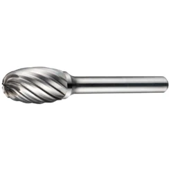 Carbitool PC361004 Rotary Burr Egg 1/4" Shank 3/4"
