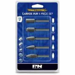 P&N 918CRSET5S Carbide Burr Workshop Set 5pcs