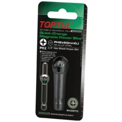 Toptul FQBB0802 Quick Change Magnetic Power Bit 1/4" Hex PH2x50mm
