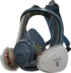 Maxiguard R690P-L Full Face Silicon Respirator Kit Large