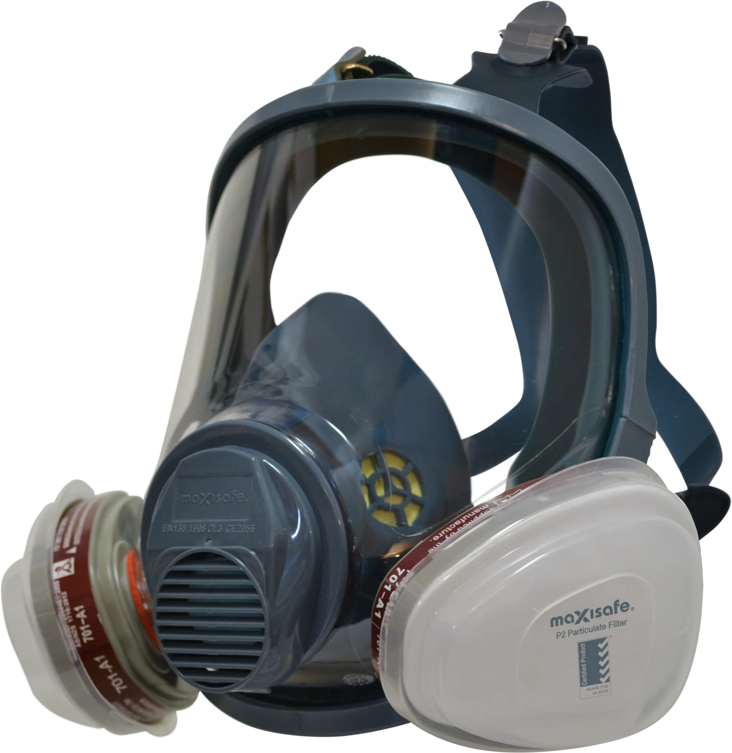 Maxiguard R680P-M Full Face Silicon Respirator Kit Medium 1 Maxiguard R680P-M Full Face Silicon Respirator Kit Medium