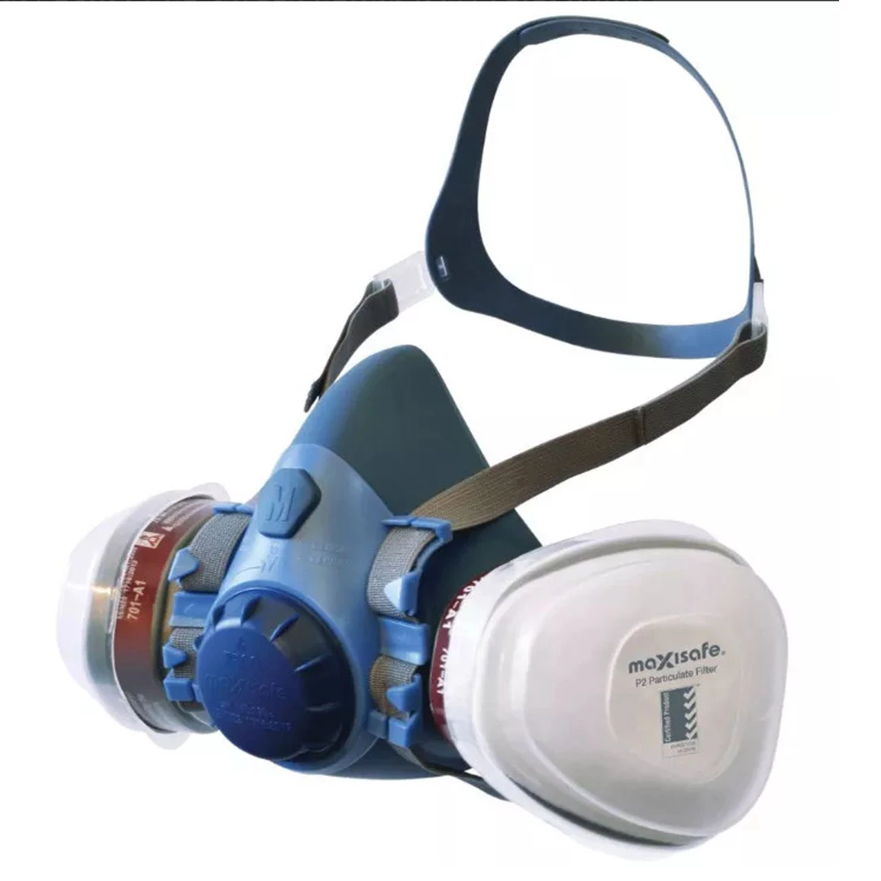 Maxisafe R7500P-M Painters Silicone Half Face Respirator 1 Maxisafe R7500P-M Painters Silicone Half Face Respirator