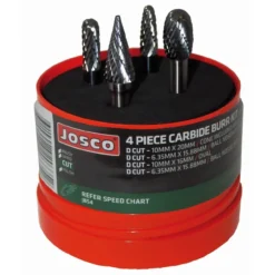 Josco JBS4 Carbide Burr Kit 4pcs