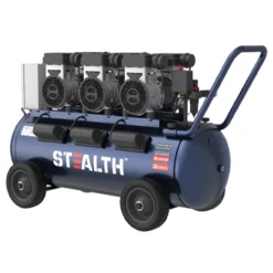 Stealth AirSTATION Air Compressor Quiet Oil Free 4.5HP 100L