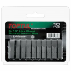 Toptul FSAA0803G Slotted Insert Bits 1/4" 0.5x3x25mm